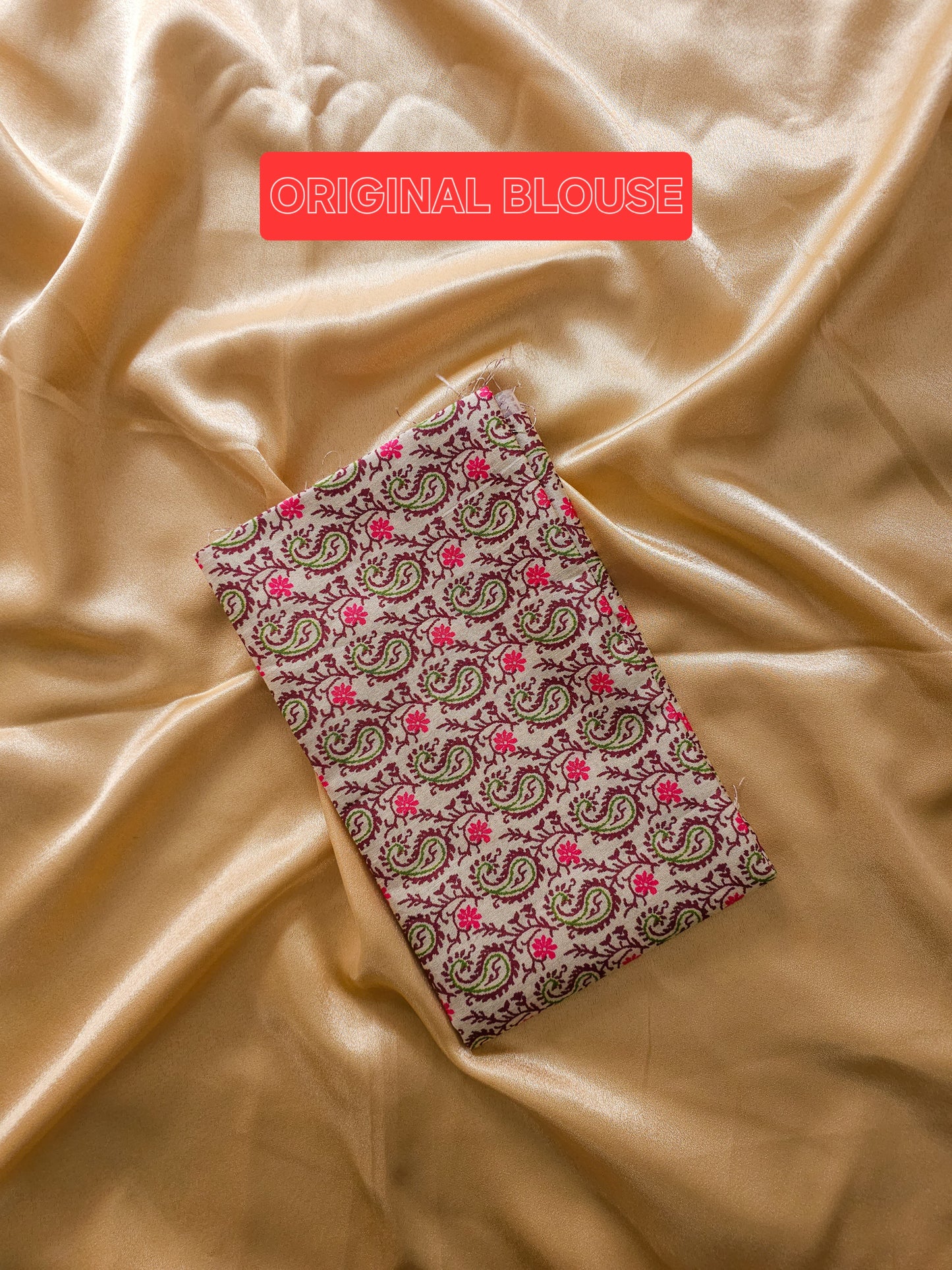 Plane Linen Coco Brown Saree With Floral Print Blouse